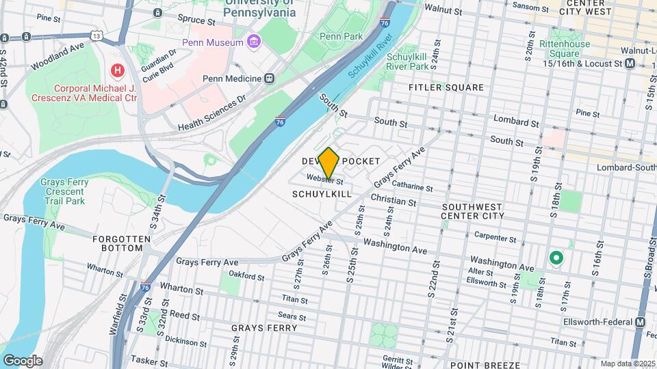 2621 Christian St Map and Location Details