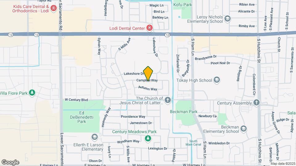 1718 Camphor Way Map and Location Details