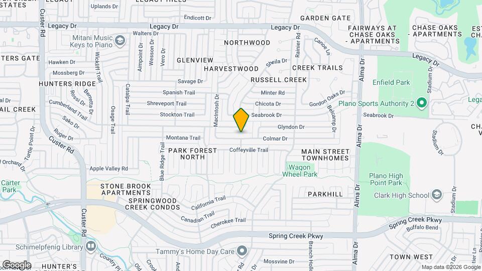 1413 Colmar Dr Map and Location Details