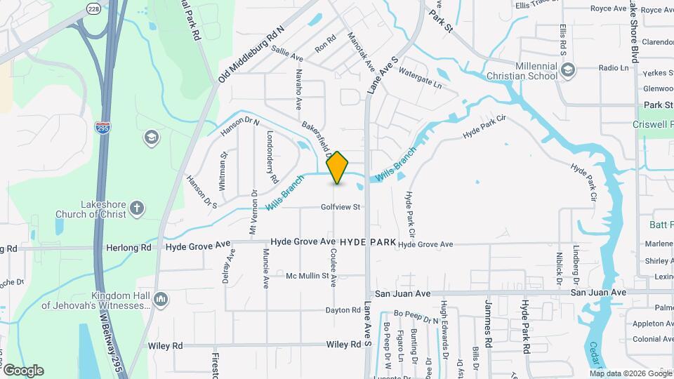 1729 Coulee Ave Map and Location Details