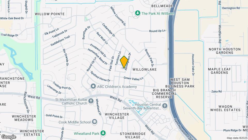 9811 Arrowgrass Dr Map and Location Details