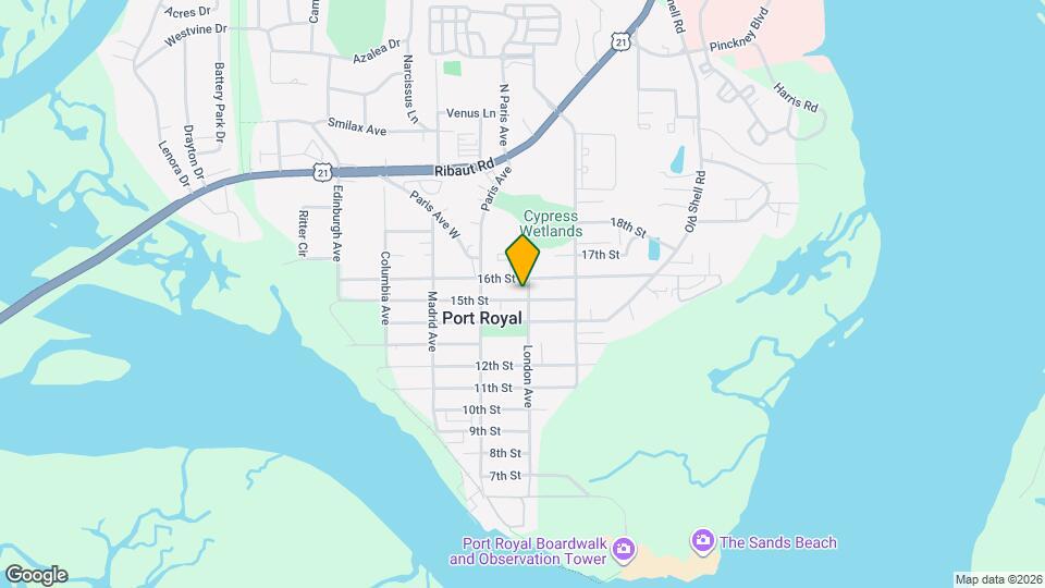 1501 London Ave Map and Location Details