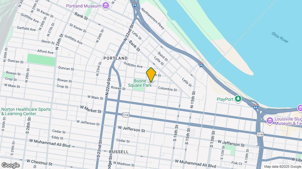 1817 Columbia St Map and Location Details