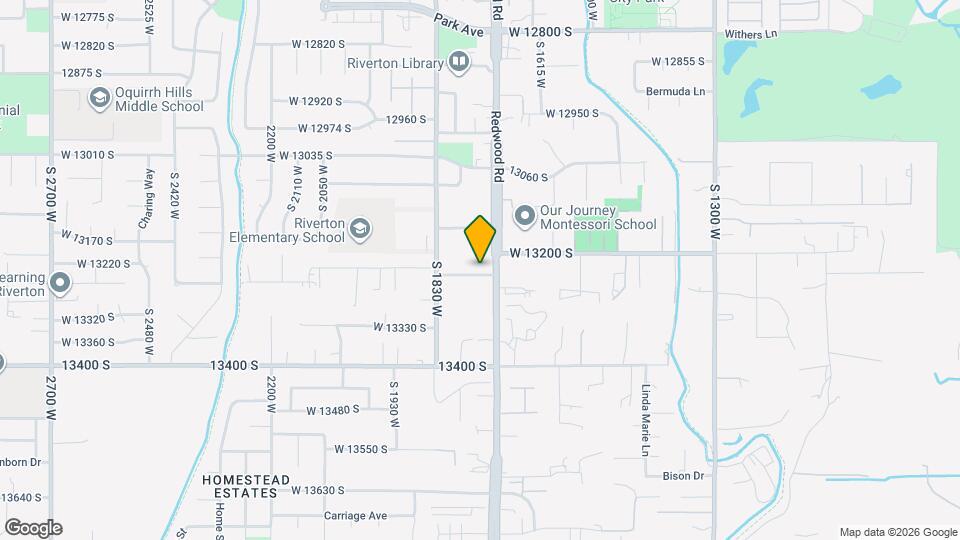 13224 S Redwood Rd Map and Location Details