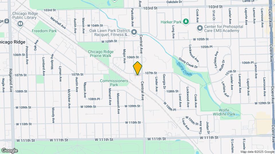 5627 107th St Map and Location Details