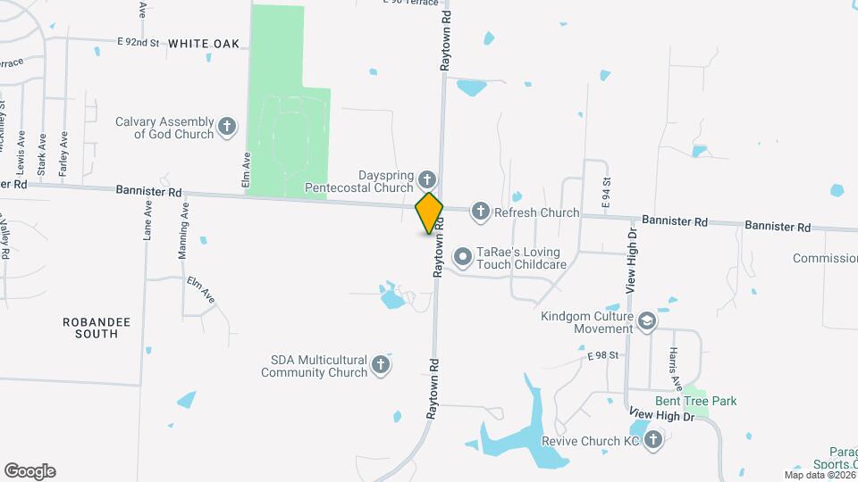 9516 Raytown Rd Map and Location Details