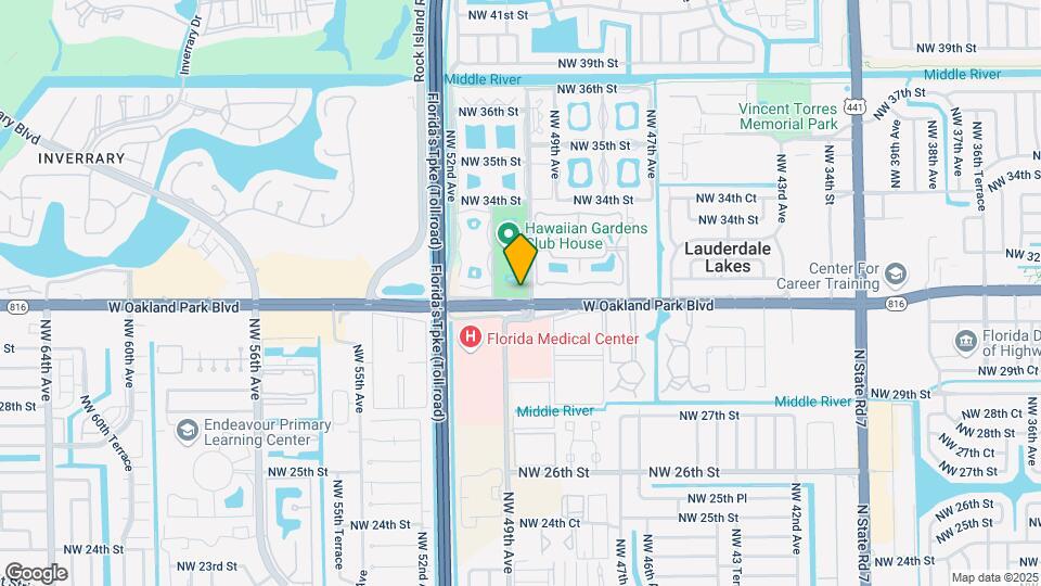 5011 W Oakland Park Blvd Map and Location Details