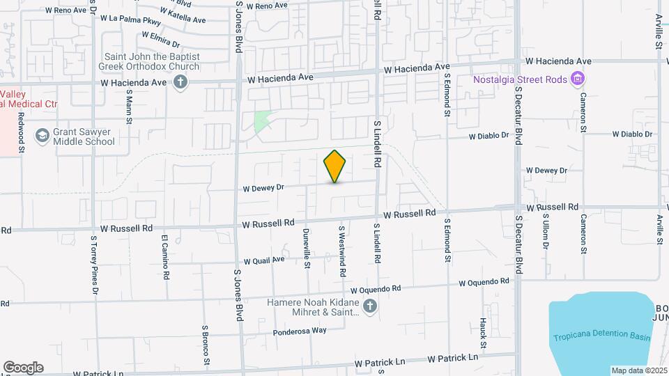 5703 W Dewey Dr Map and Location Details