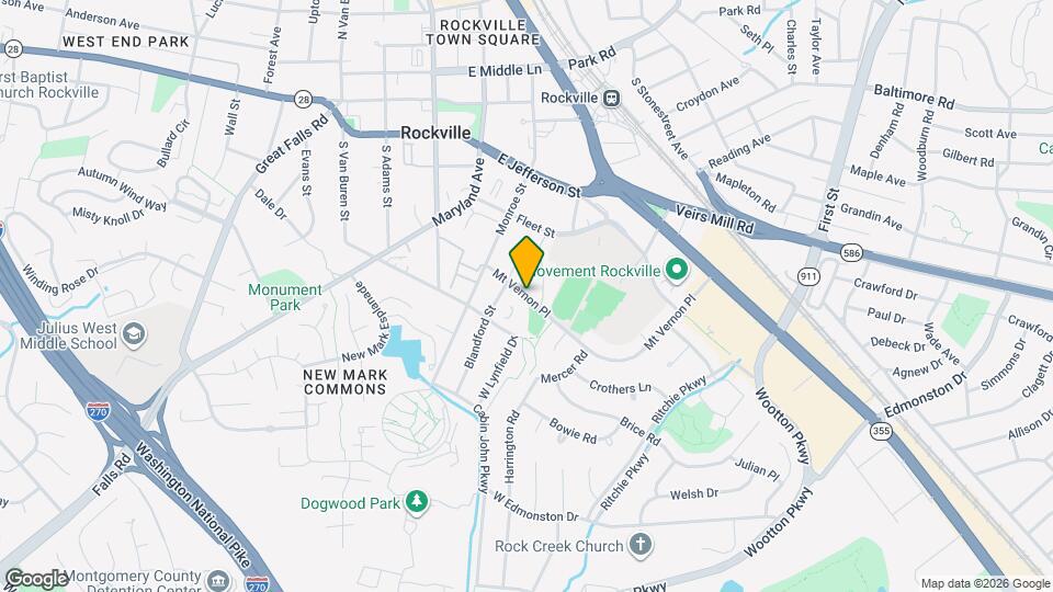 Park Terrace Apt Rockville Map and Location Details