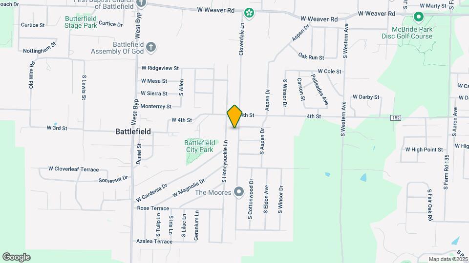 5461 Cloverdale Ln Map and Location Details