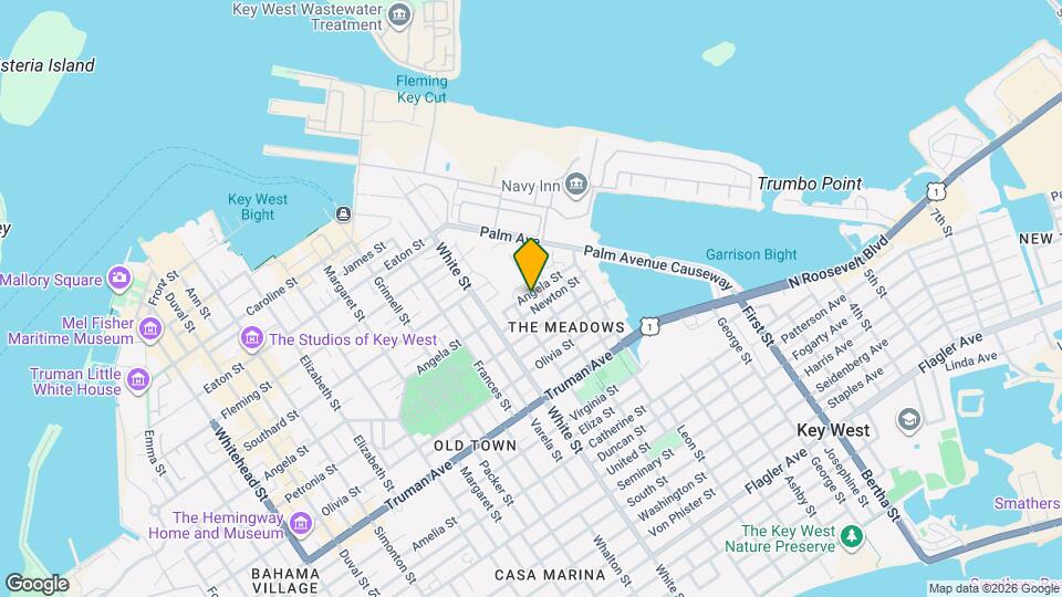 1320 Angela St, Unit Lower Mapa y Detalles de la Ubicación