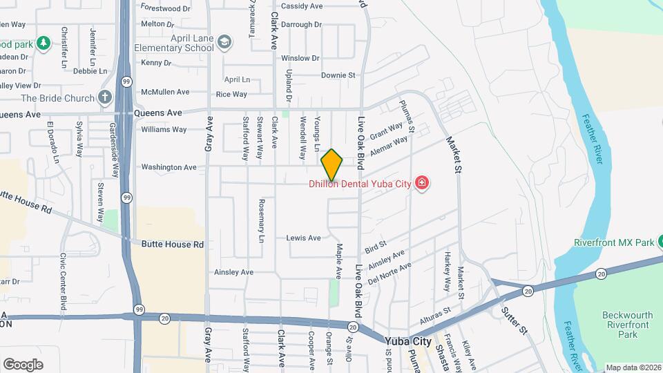 558 King Ave Map and Location Details