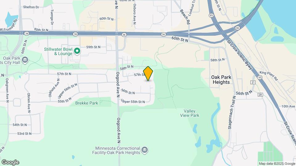 5652 Ozark Ave N Map and Location Details