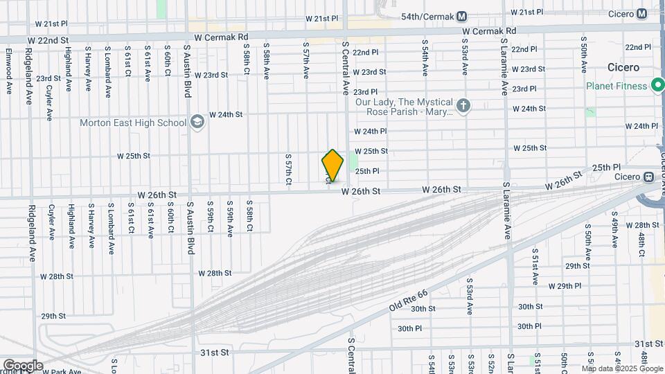 2545 S 56th Ct Map and Location Details