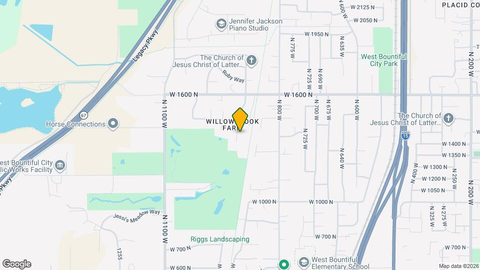 1442 Willowbrook Dr Map and Location Details