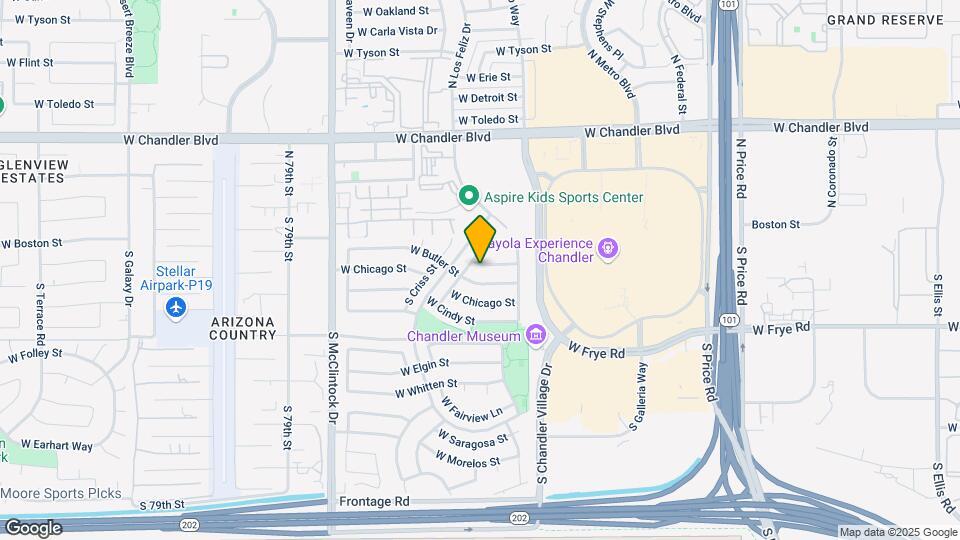 3587 W Boston St Map and Location Details
