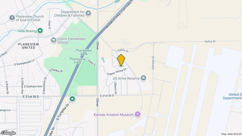 5106 E New Jersey Dr Map and Location Details