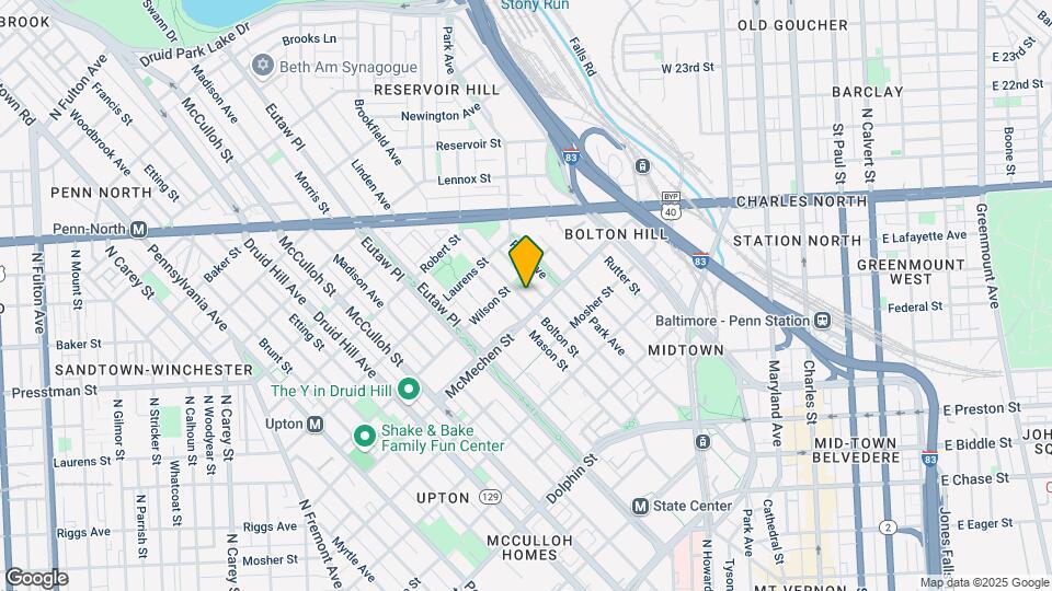 1615 Bolton St Map and Location Details