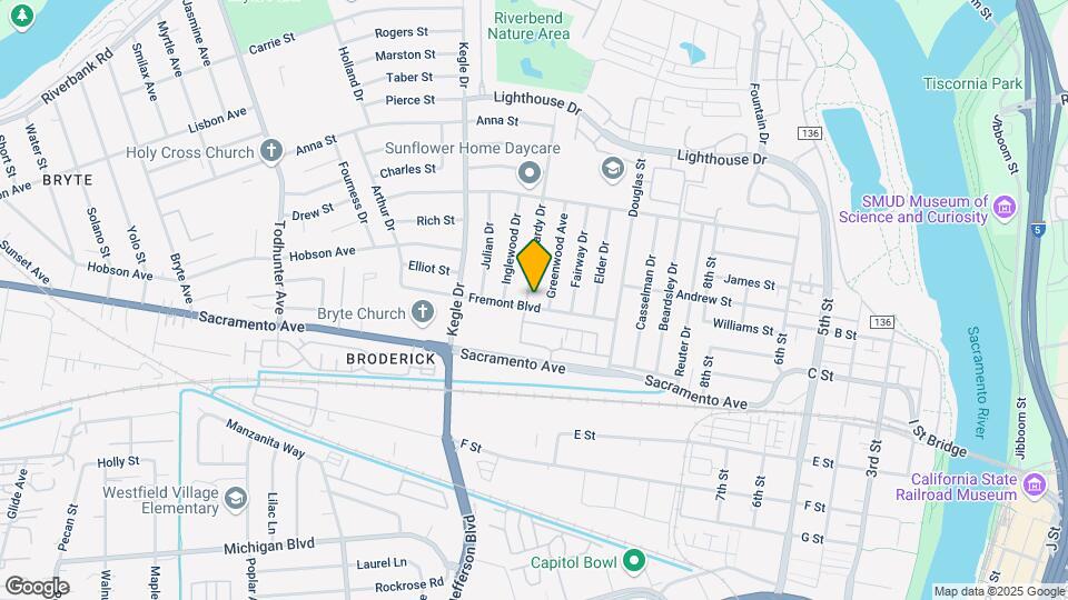 828 Fremont Blvd Map and Location Details