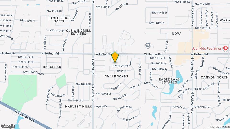 7805 NW 105th Terrace Map and Location Details