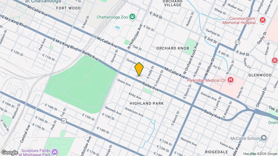 506 S Highland Park Ave Map and Location Details