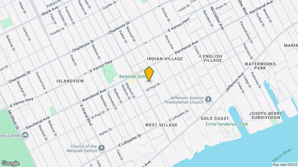 1731 Parker St Map and Location Details