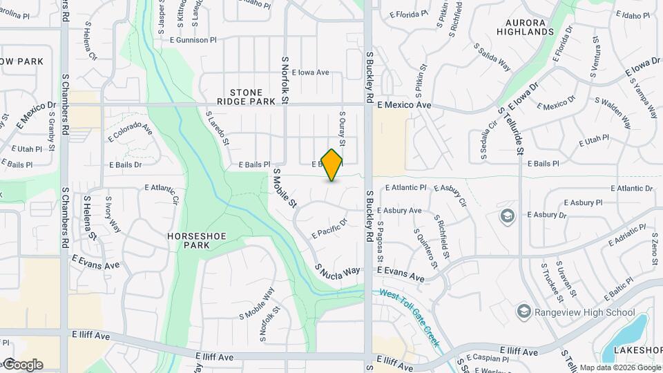 1966 S Olathe St Map and Location Details