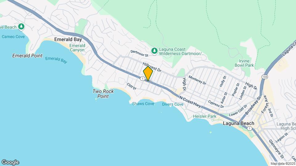 1027 N Coast Hwy Map and Location Details
