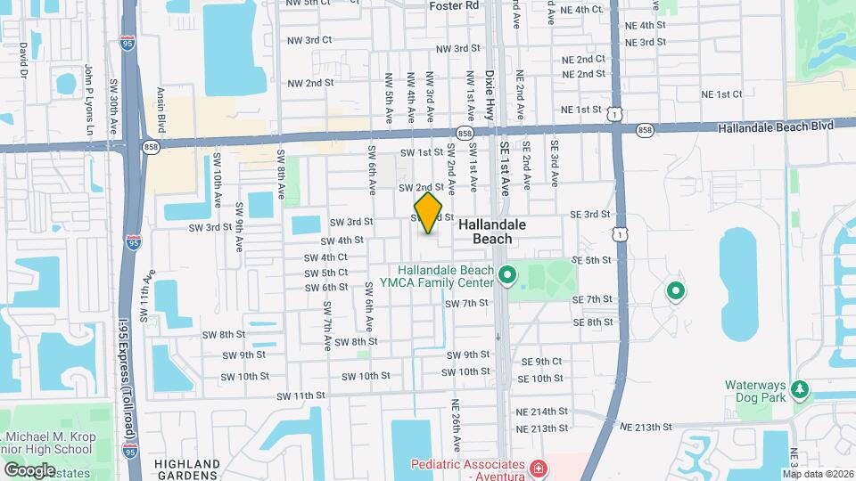401 SW 4th St Map and Location Details