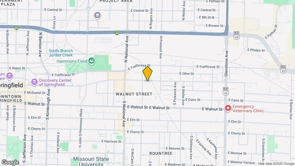 1310 E St Louis St Map and Location Details