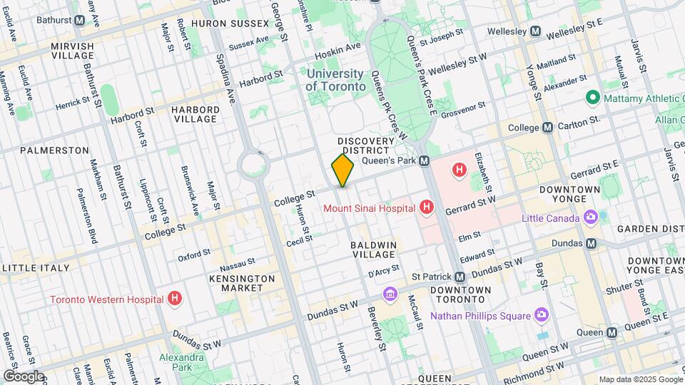 203-203 College St Map and Location Details
