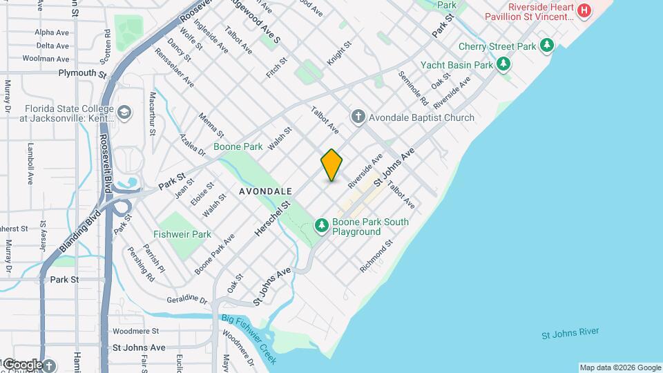 3630 Oak St Map and Location Details