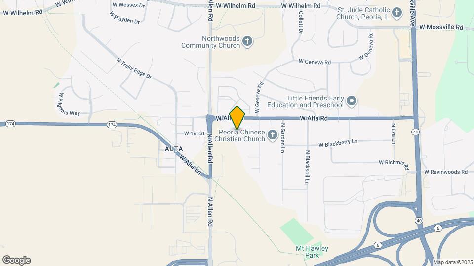 2315 W Paddington Ct Map and Location Details