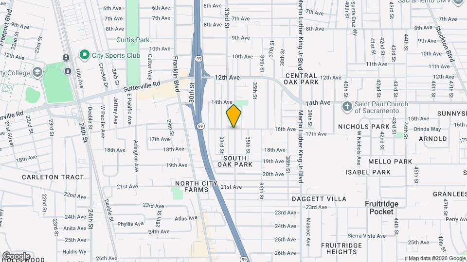 3390 16th Ave Map and Location Details