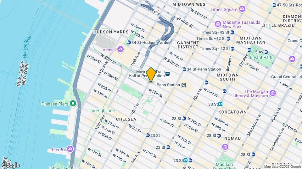 370 West 30th Street Map and Location Details