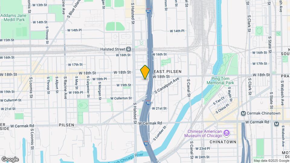 717 W 18th St Map and Location Details