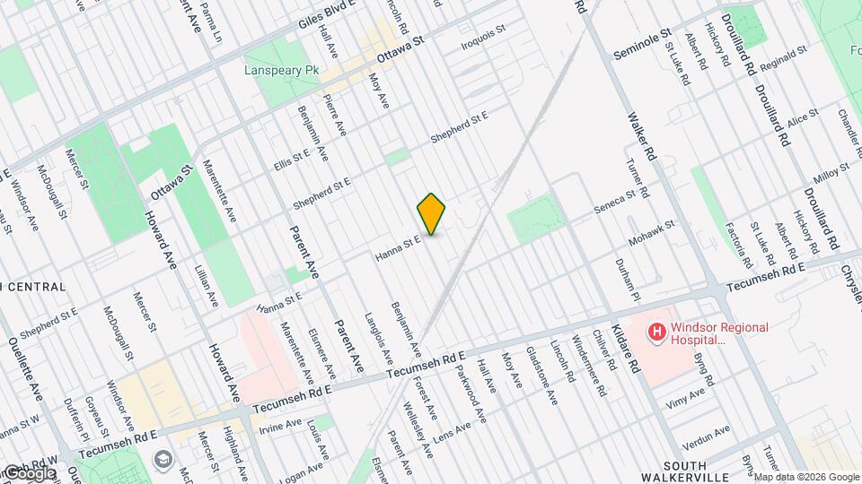 1610 Hall Ave Map and Location Details