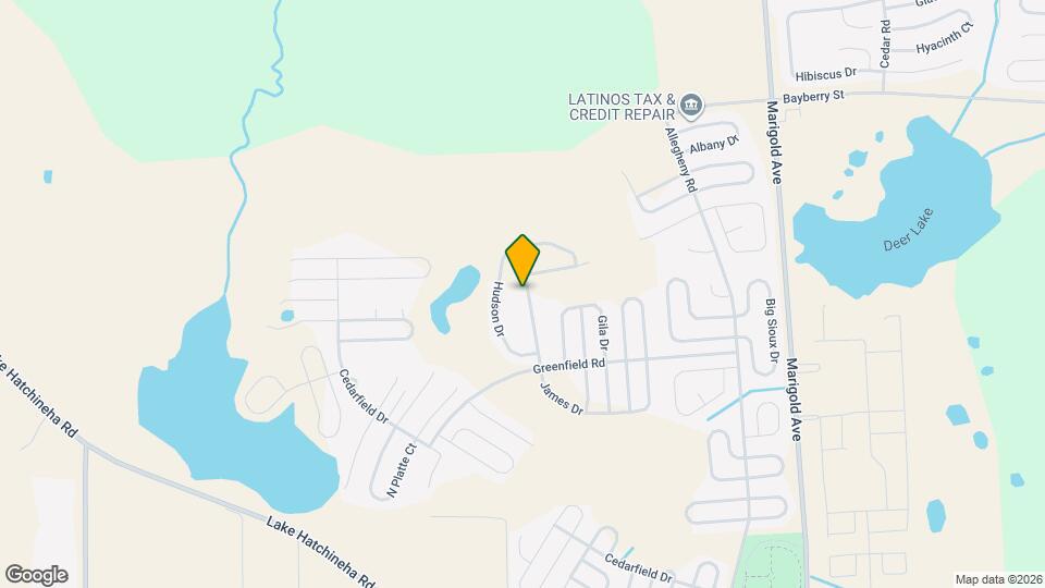 1045 James Dr Map and Location Details