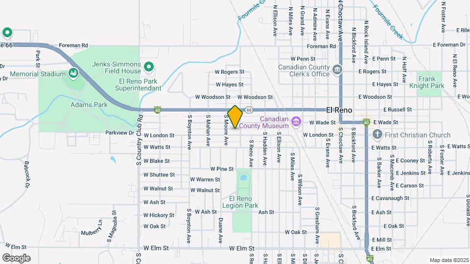 1008 W London St Map and Location Details