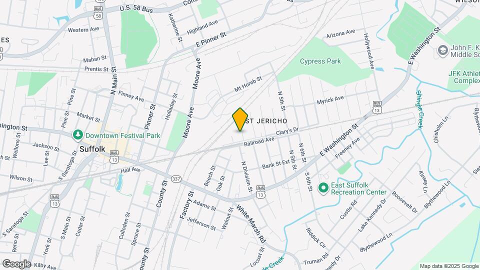 305 N Division St Map and Location Details