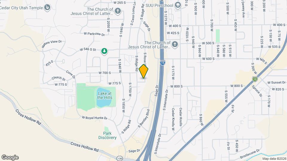 758 S Rose Hill Rd Map and Location Details