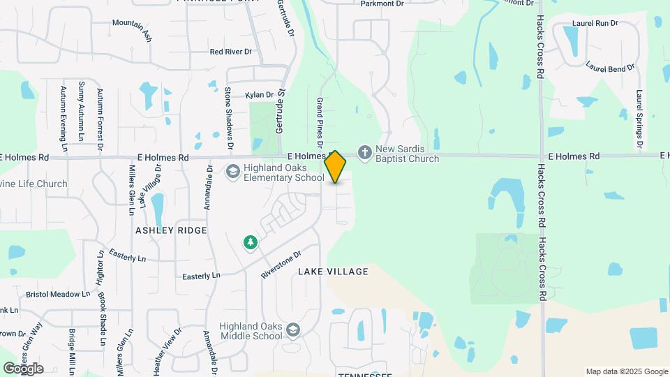 5255 Brookwater Ln Map and Location Details