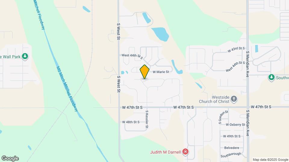 3618 W 45th St S Map and Location Details