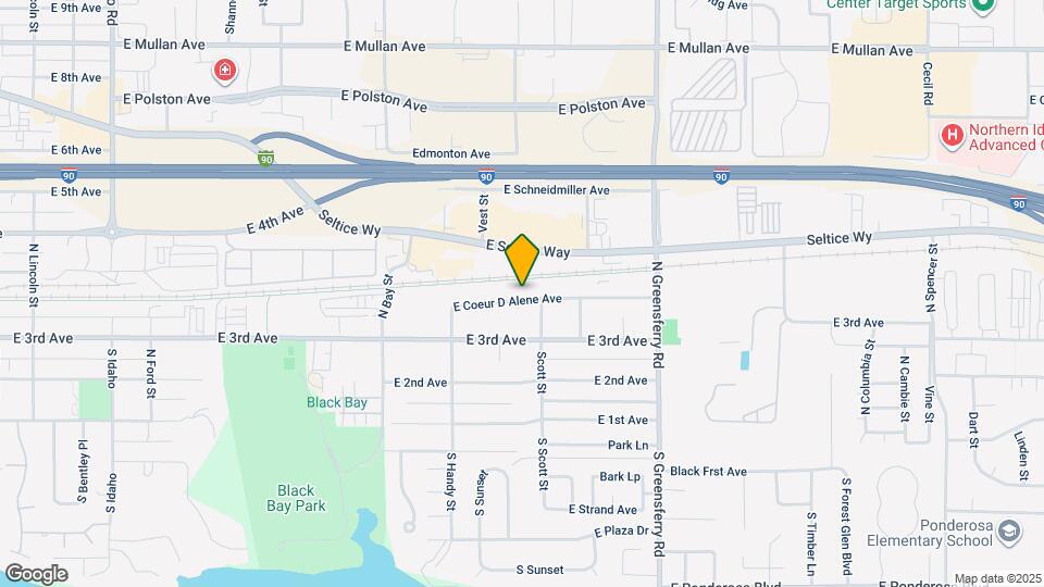 1625 E Coeur D Alene Ave Map and Location Details