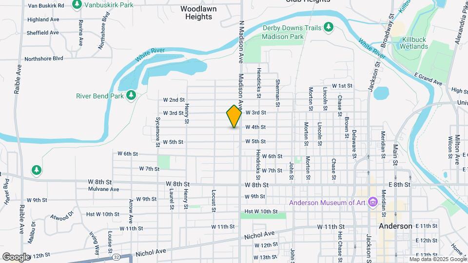 1013 W 4th St Map and Location Details