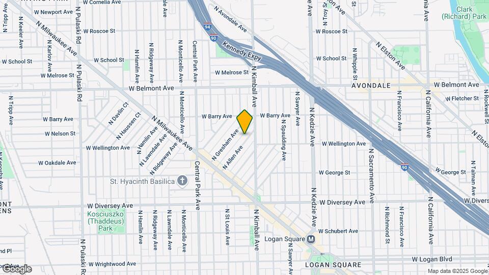 3026 N Allen Ave, Unit 1 Map and Location Details