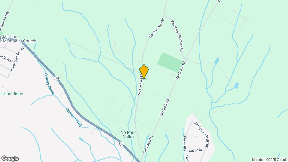 458 No Pone Rd NW Map and Location Details