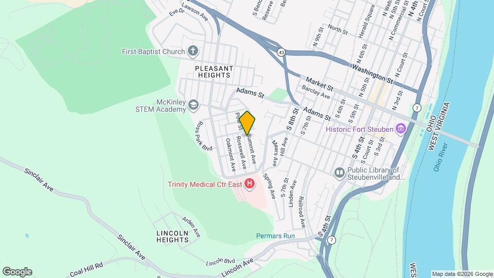 307 Summit Ave Map and Location Details