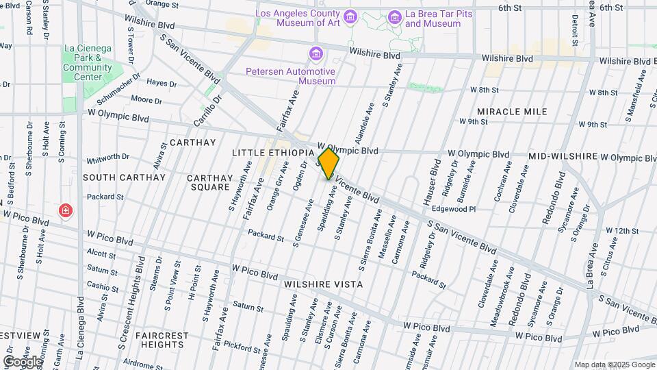 1117 S Spaulding Ave Map and Location Details
