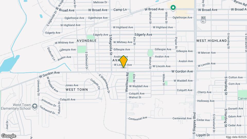 1505 W Gordon Ave Map and Location Details